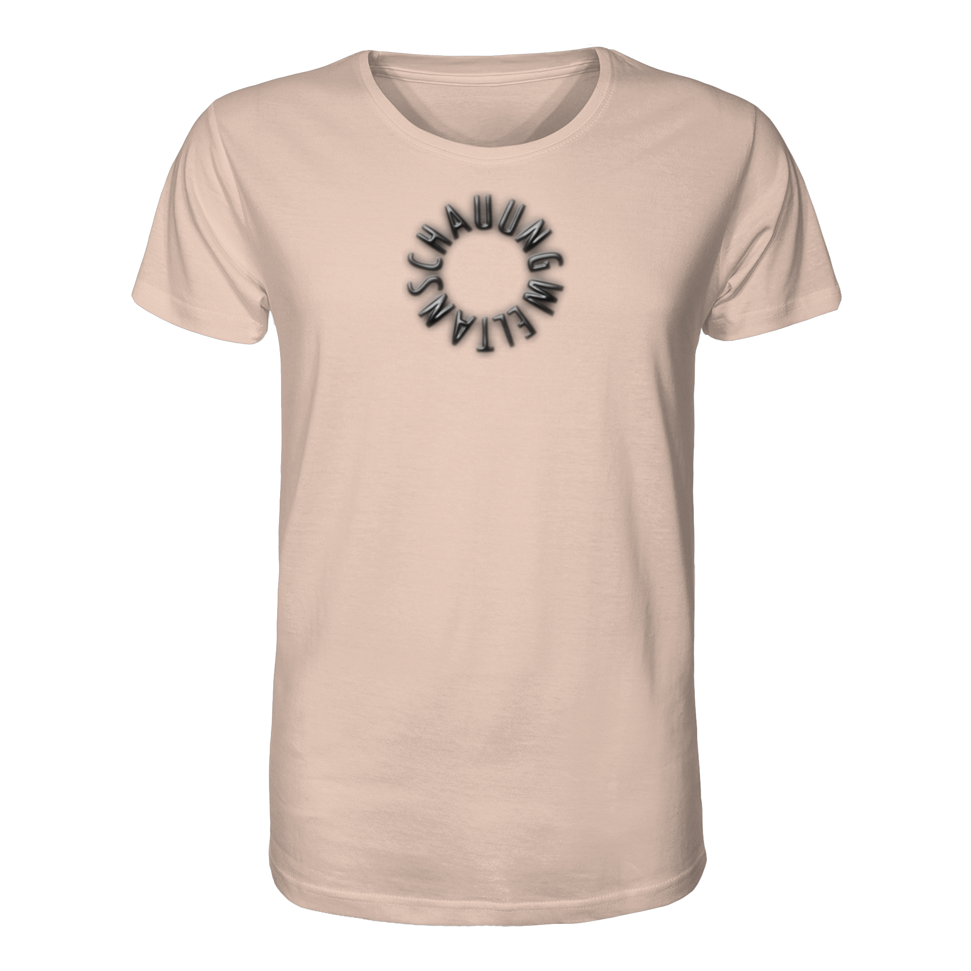 BLACK FRONT (K6) WELTANSCHAUUNG - Organic Shirt
