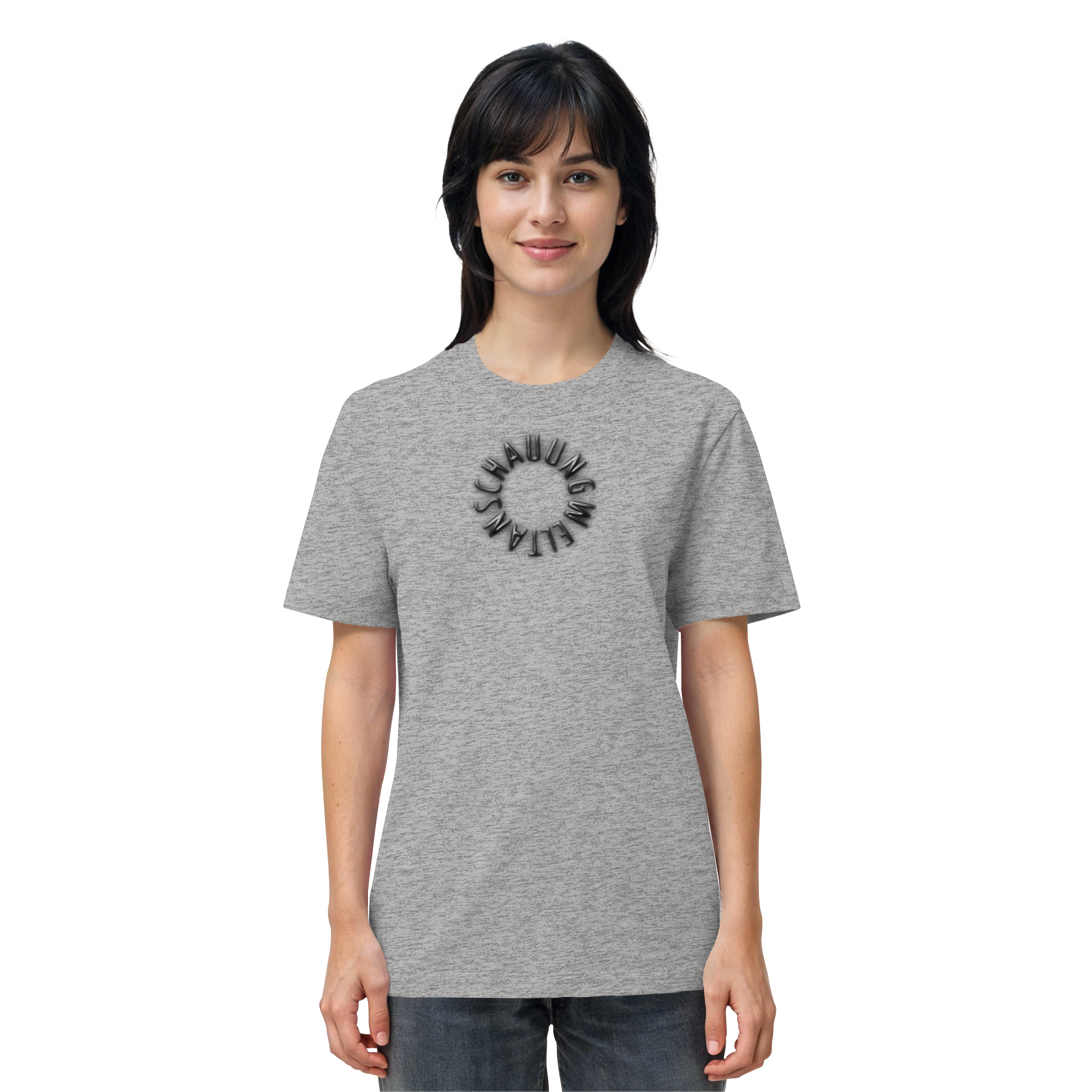 BLACK FRONT (K6) WELTANSCHAUUNG - Organic Shirt