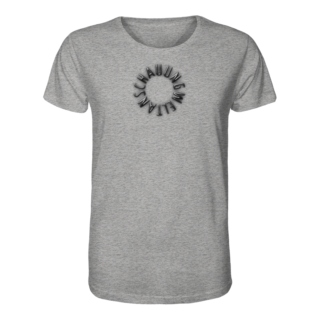 BLACK FRONT (K6) WELTANSCHAUUNG - Organic Shirt