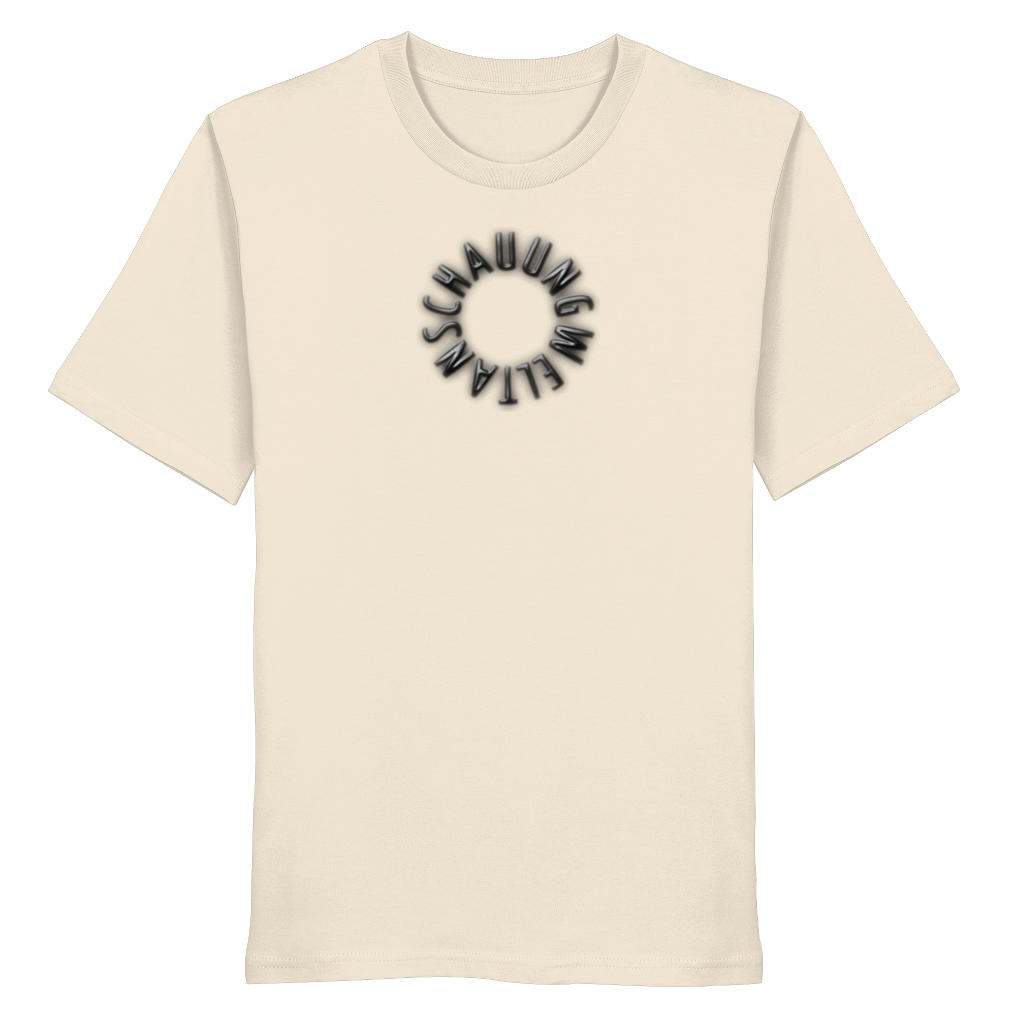 BLACK FRONT (K6) WELTANSCHAUUNG - Organic Shirt