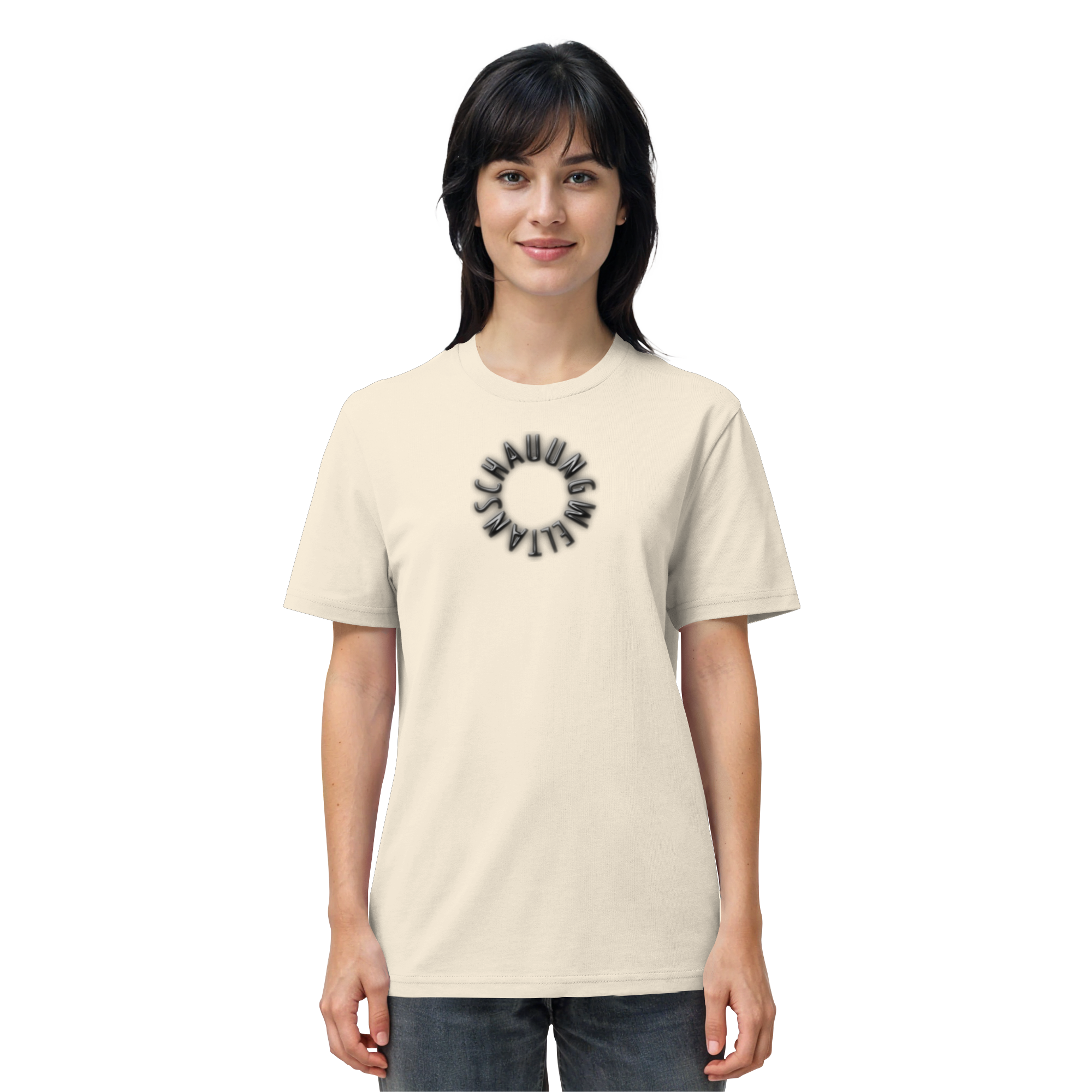 BLACK FRONT (K6) WELTANSCHAUUNG - Organic Shirt