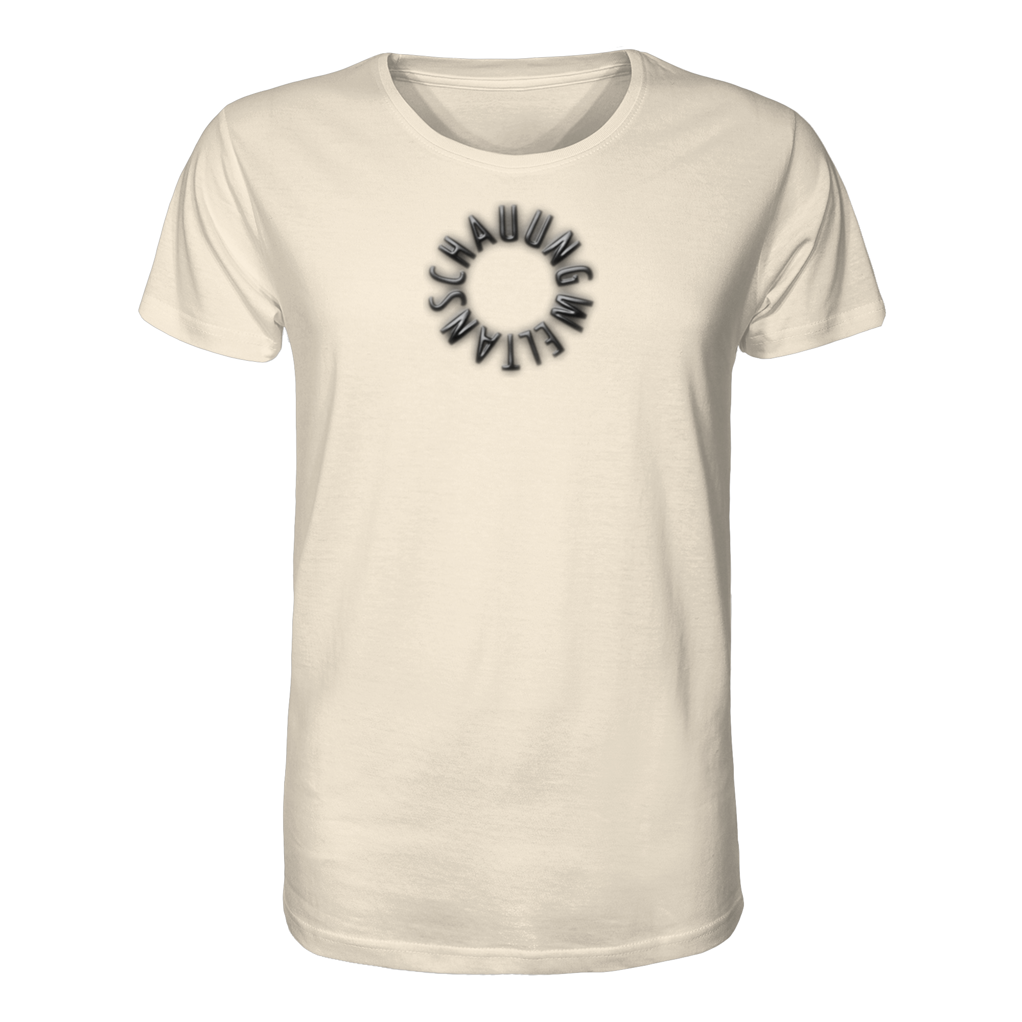 BLACK FRONT (K6) WELTANSCHAUUNG - Organic Shirt