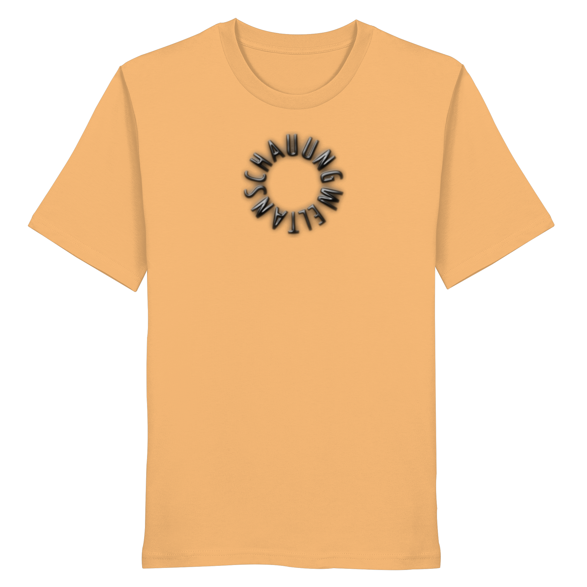 BLACK FRONT (K6) WELTANSCHAUUNG - Organic Shirt