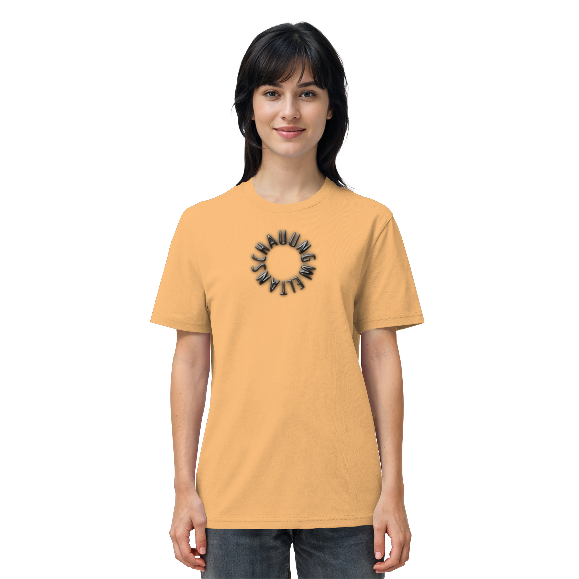 BLACK FRONT (K6) WELTANSCHAUUNG - Organic Shirt