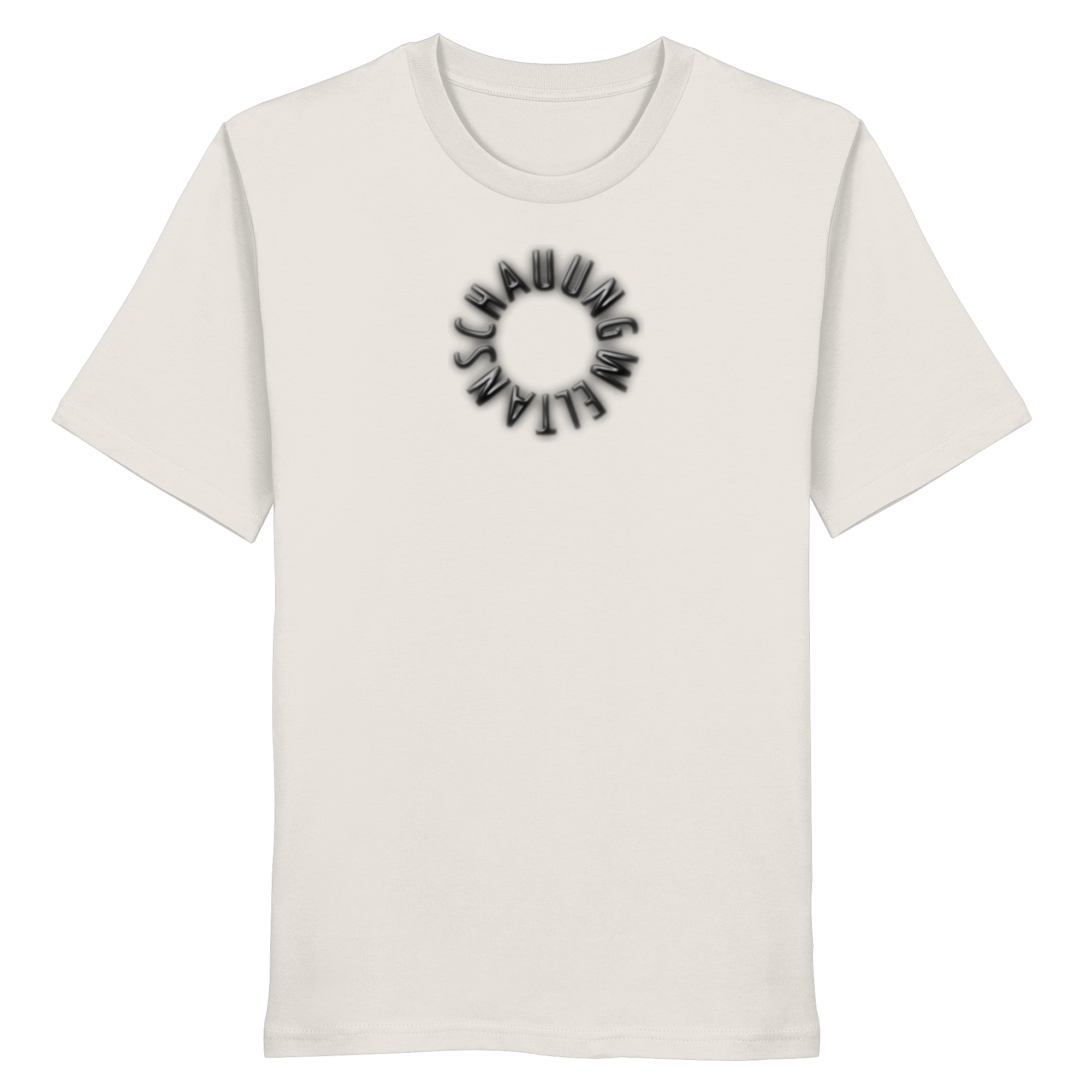 BLACK FRONT (K6) WELTANSCHAUUNG - Organic Shirt