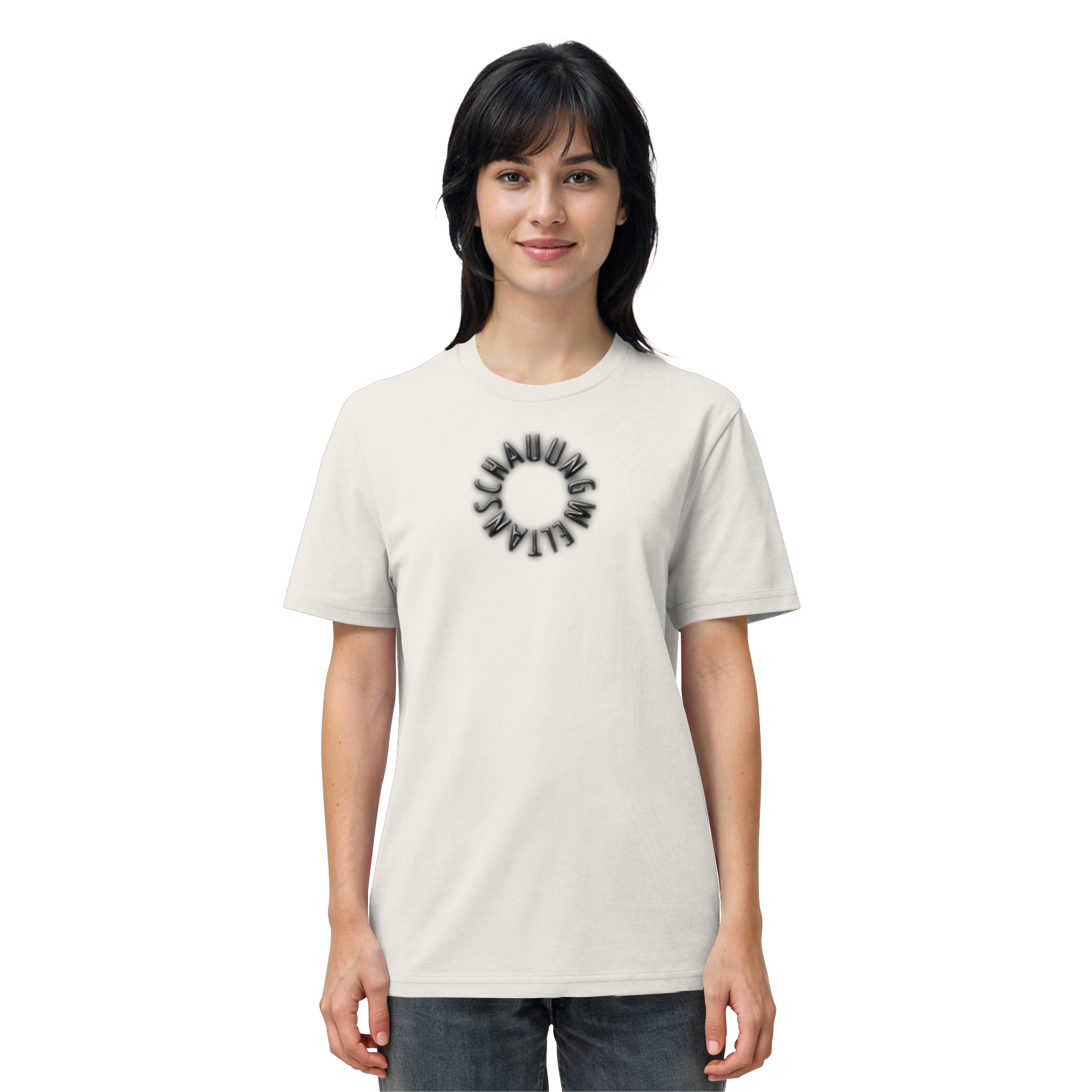BLACK FRONT (K6) WELTANSCHAUUNG - Organic Shirt