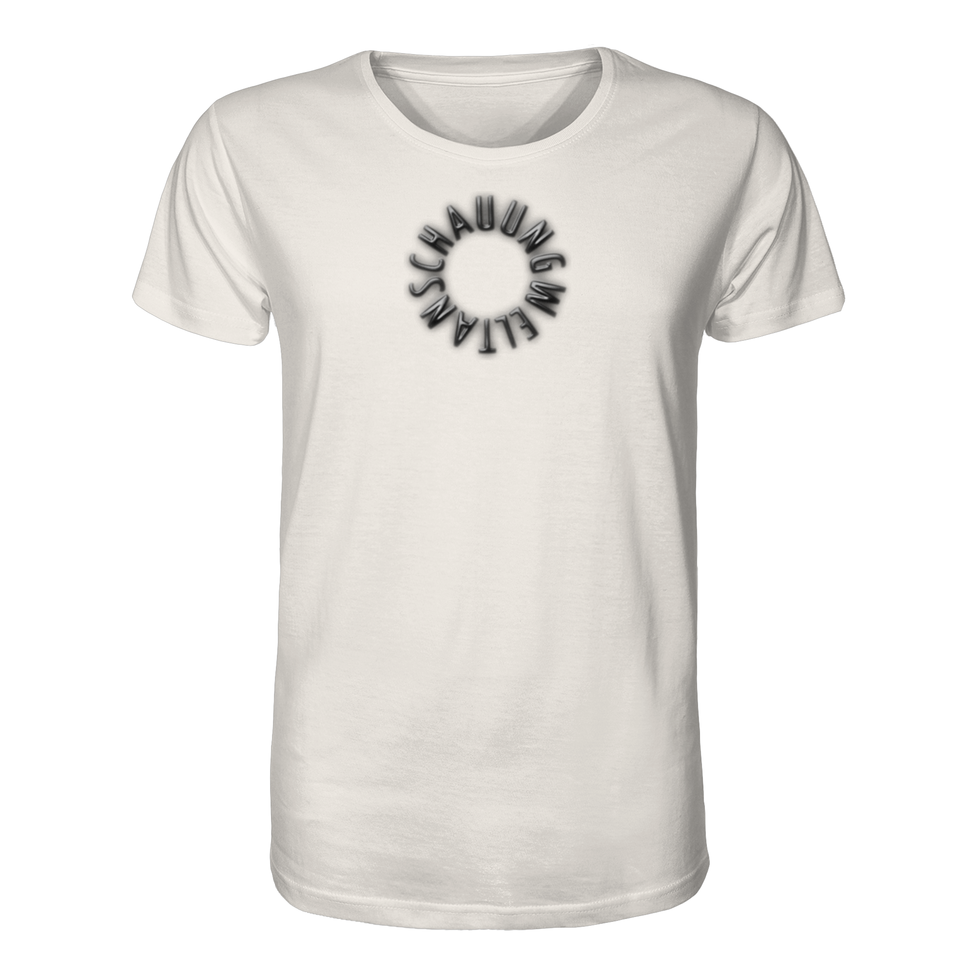 BLACK FRONT (K6) WELTANSCHAUUNG - Organic Shirt