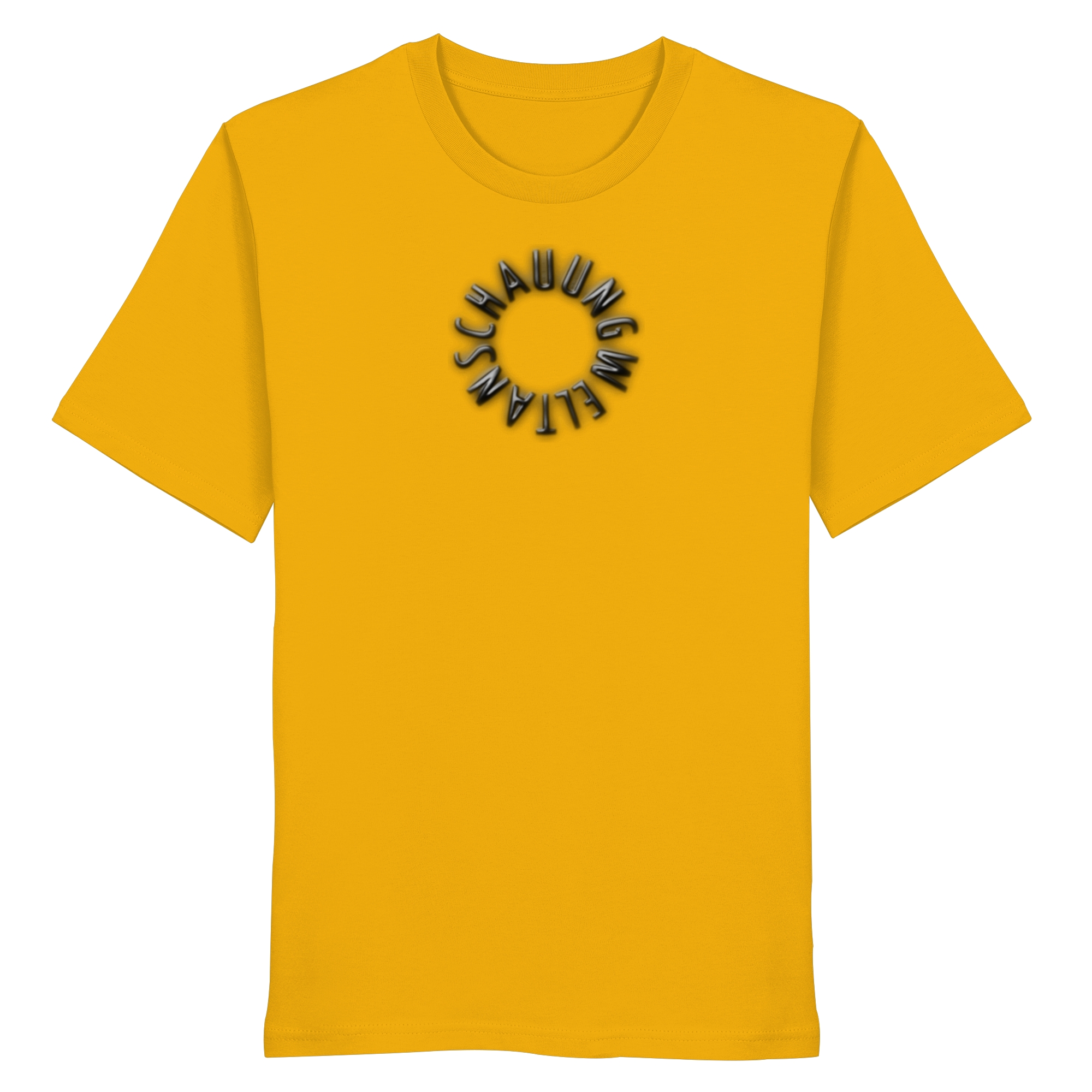 BLACK FRONT (K6) WELTANSCHAUUNG - Organic Shirt