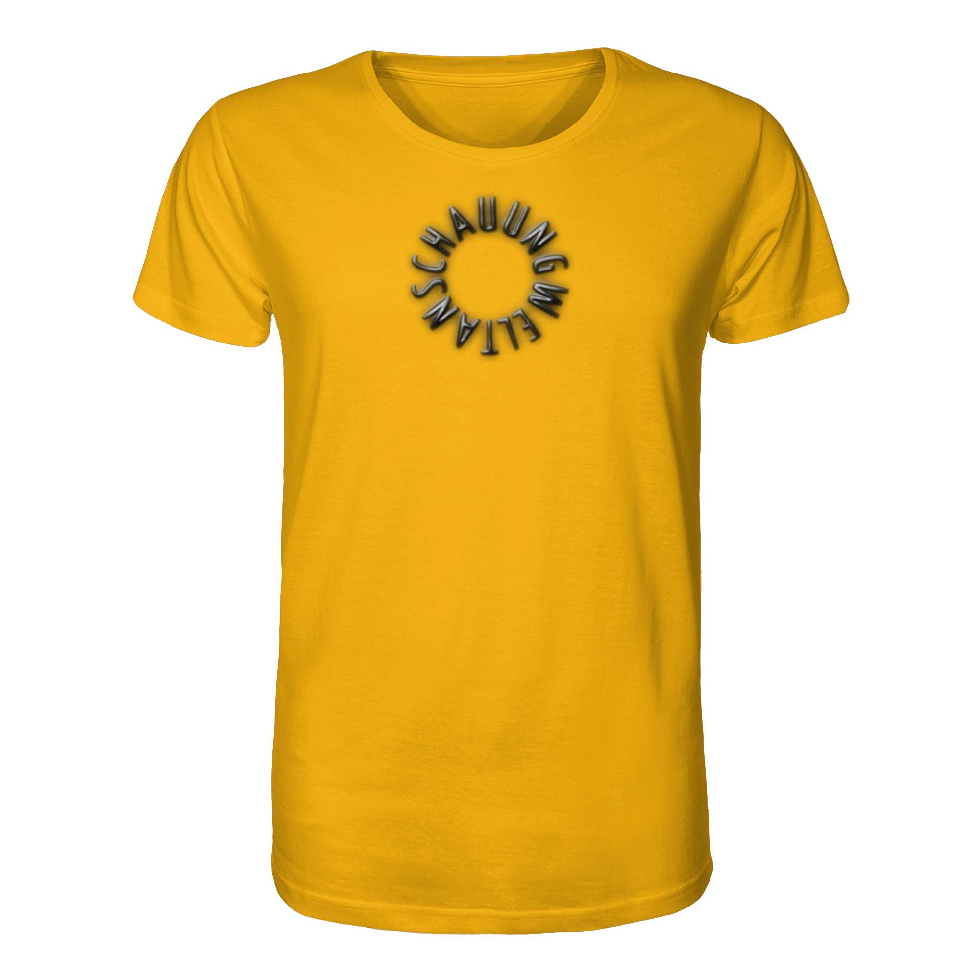 BLACK FRONT (K6) WELTANSCHAUUNG - Organic Shirt