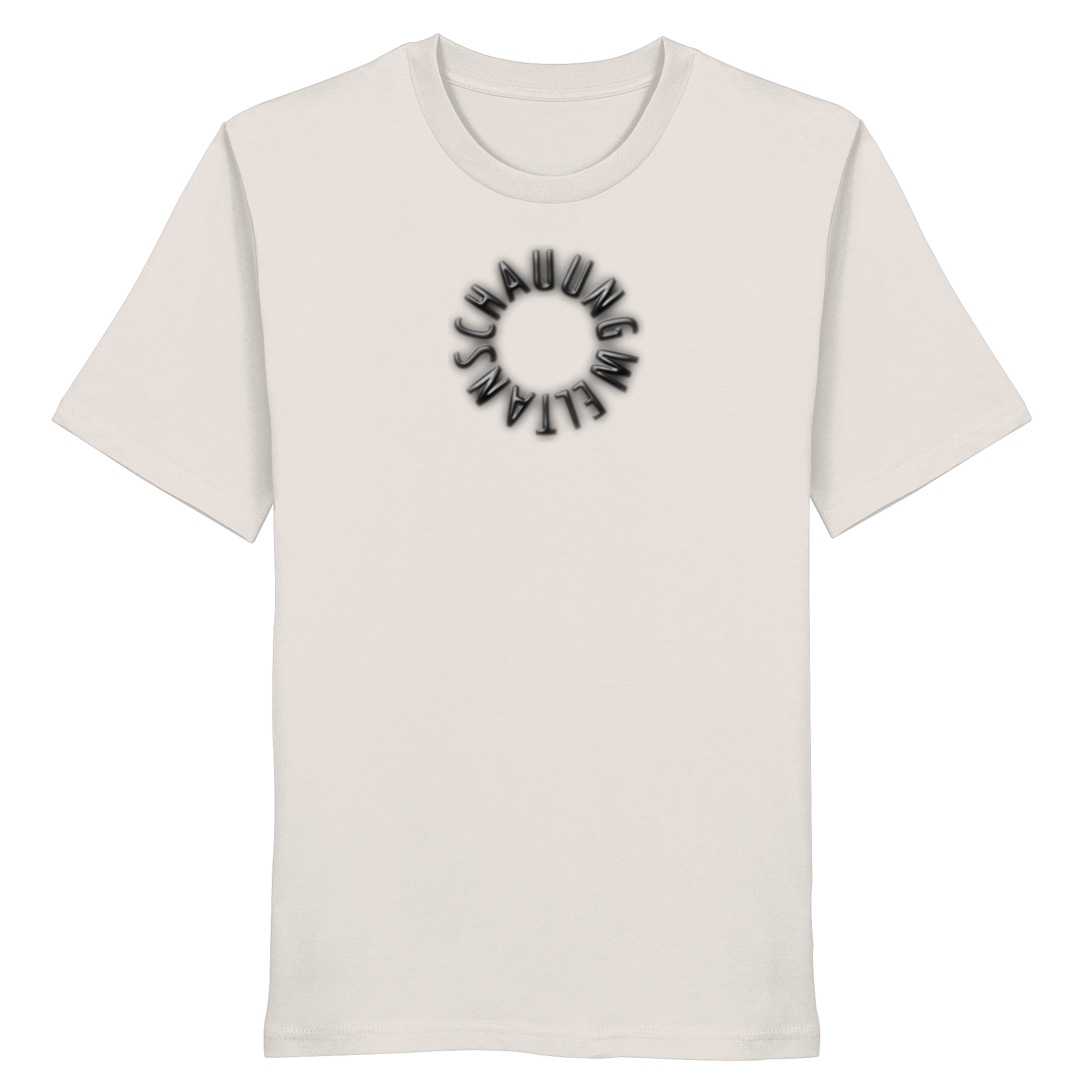 BLACK FRONT (K6) WELTANSCHAUUNG - Organic Shirt