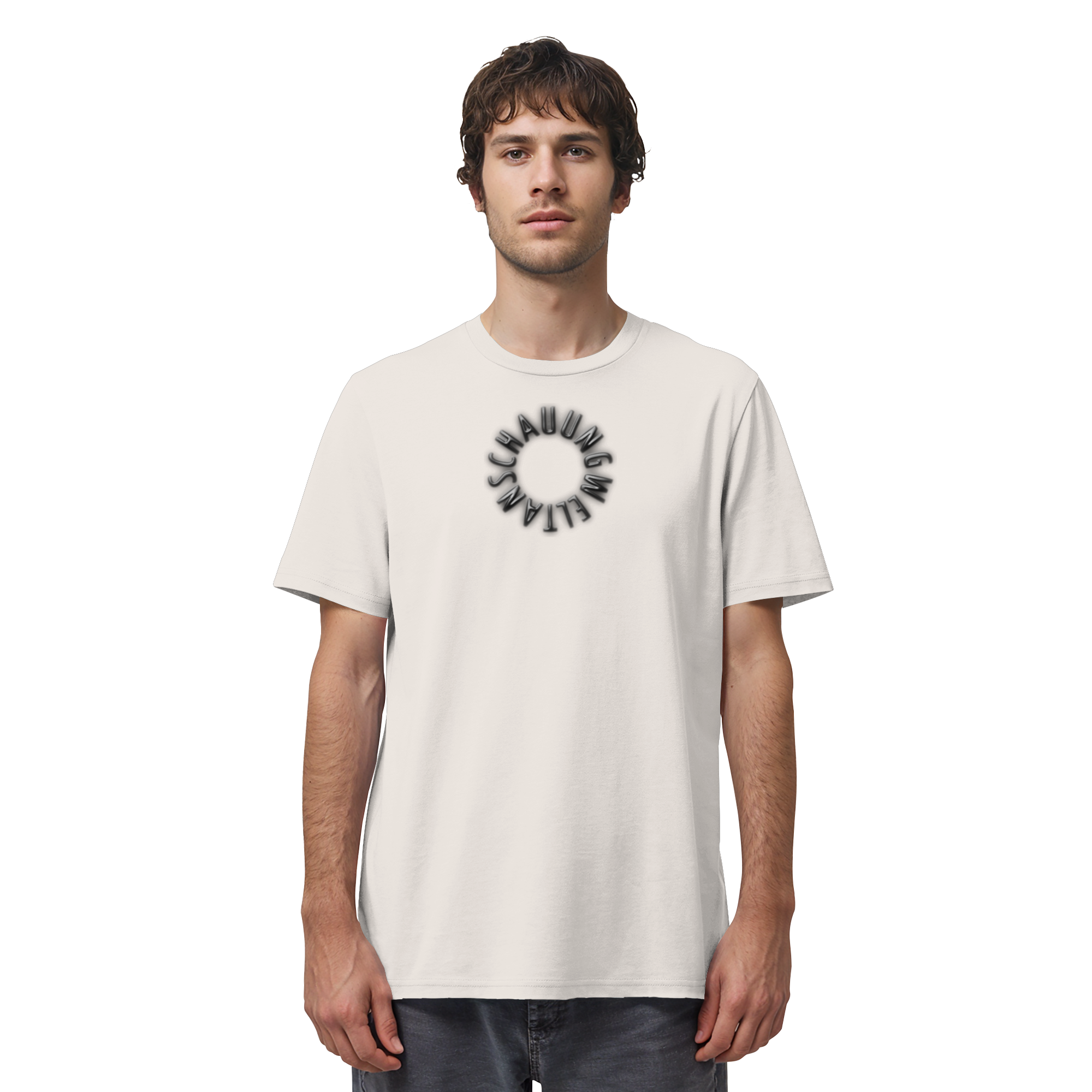 BLACK FRONT (K6) WELTANSCHAUUNG - Organic Shirt