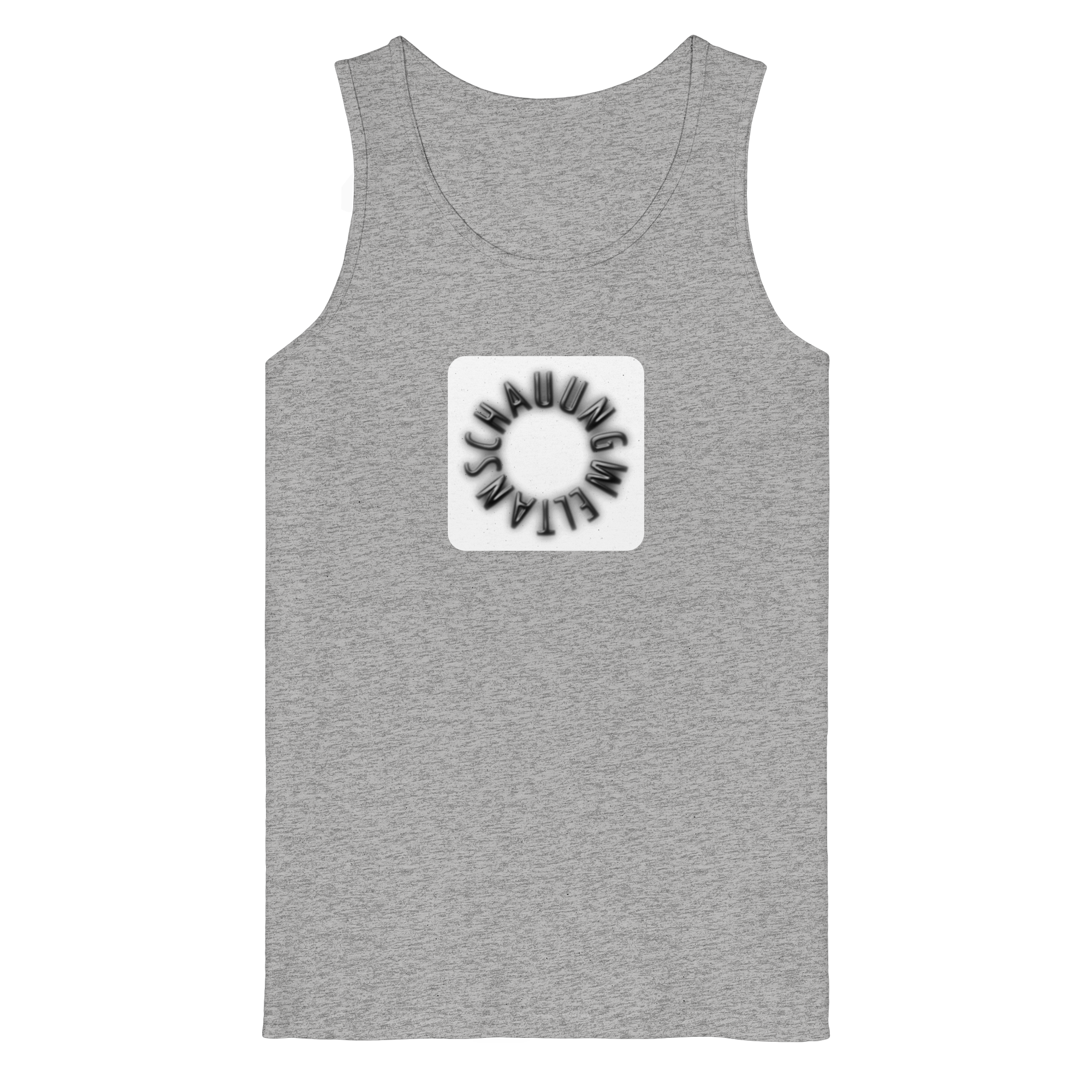 BLACK FRONT (K5) - Organic Tank Top