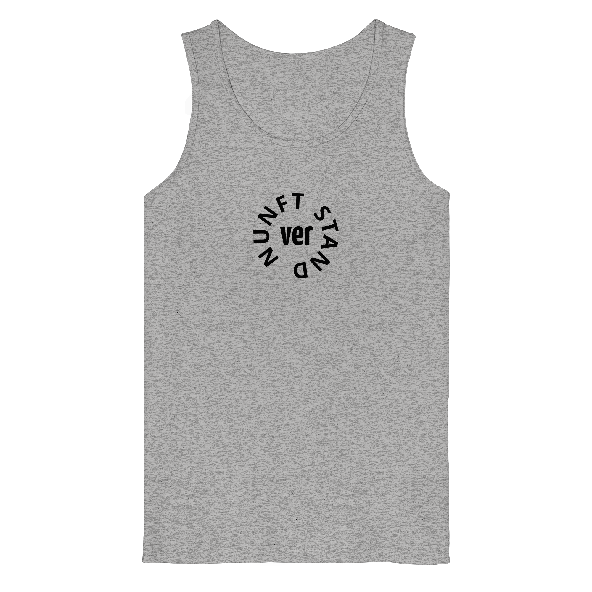 BLACK FRONT (K4) - Organic Tank Top