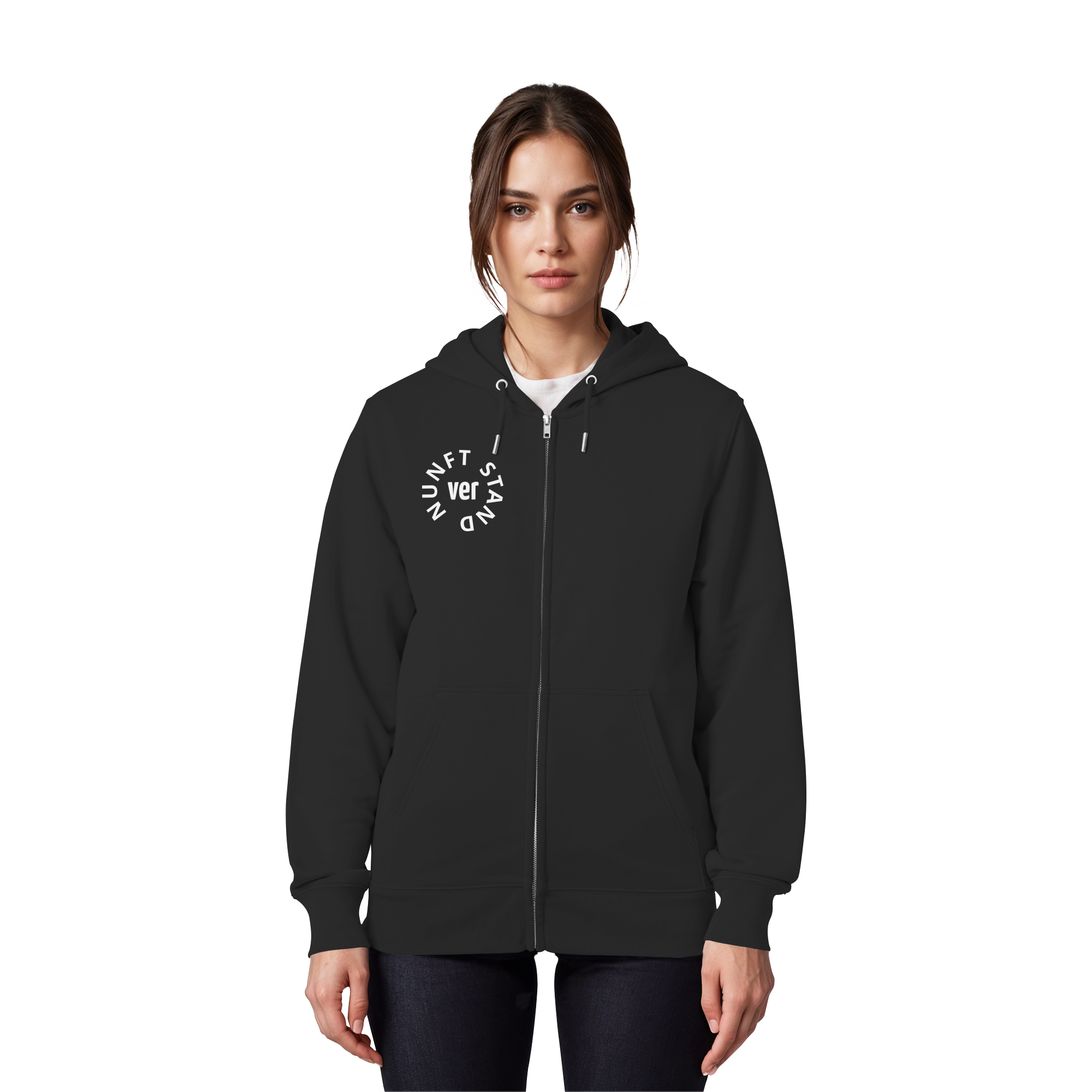 WHITE FRONT (K4) - Organic Zipper