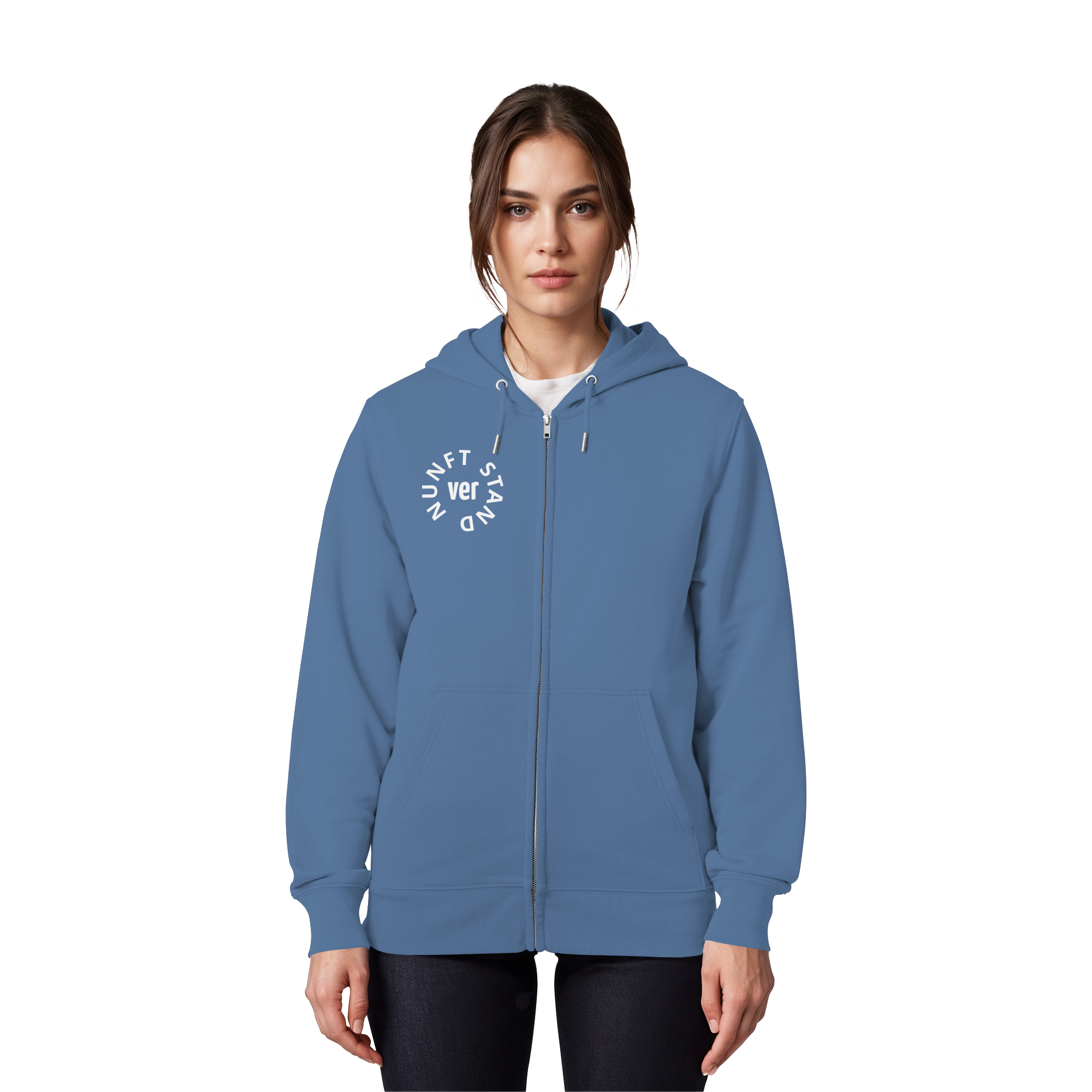 WHITE FRONT (K4) - Organic Zipper