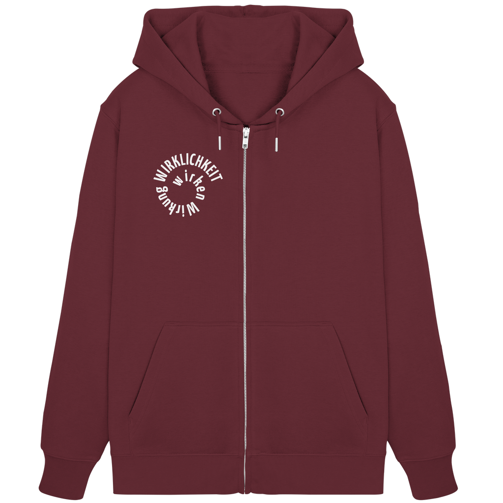 WHITE FRONT - Zipper