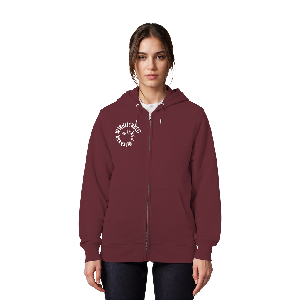 WHITE FRONT - Zipper