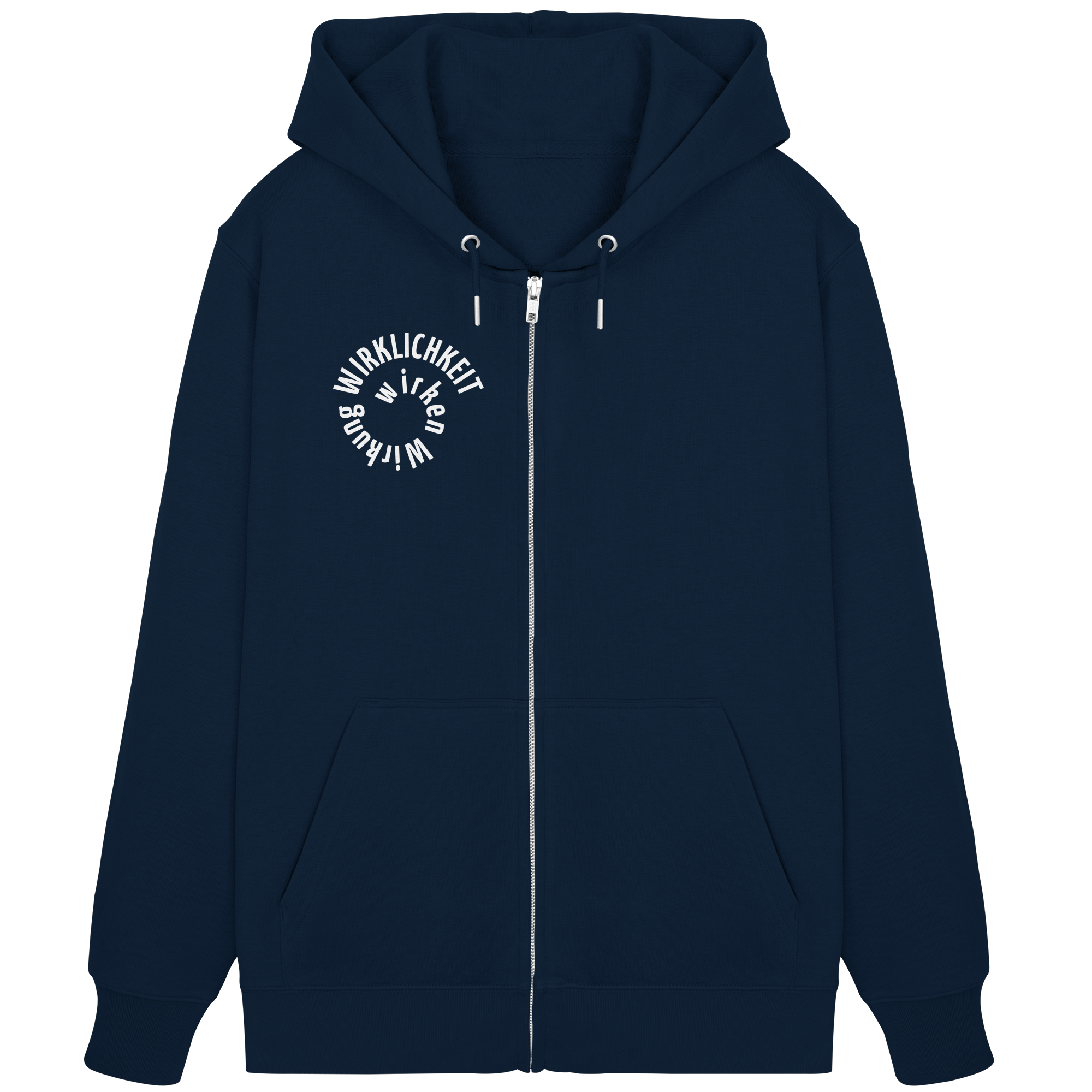 WHITE FRONT - Zipper