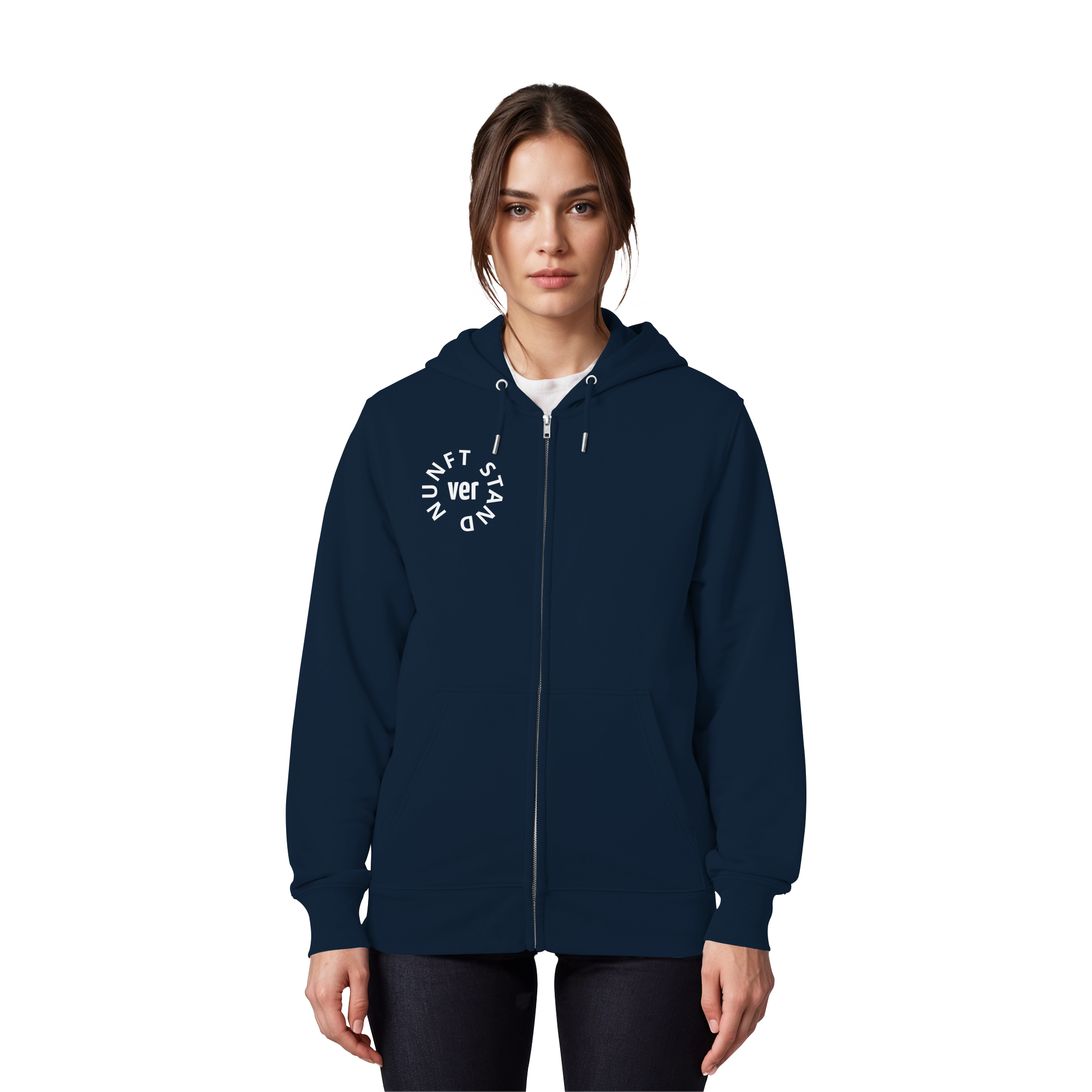 WHITE FRONT (K4) - Organic Zipper