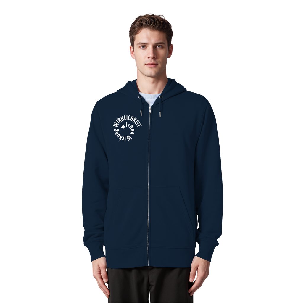 WHITE FRONT - Zipper