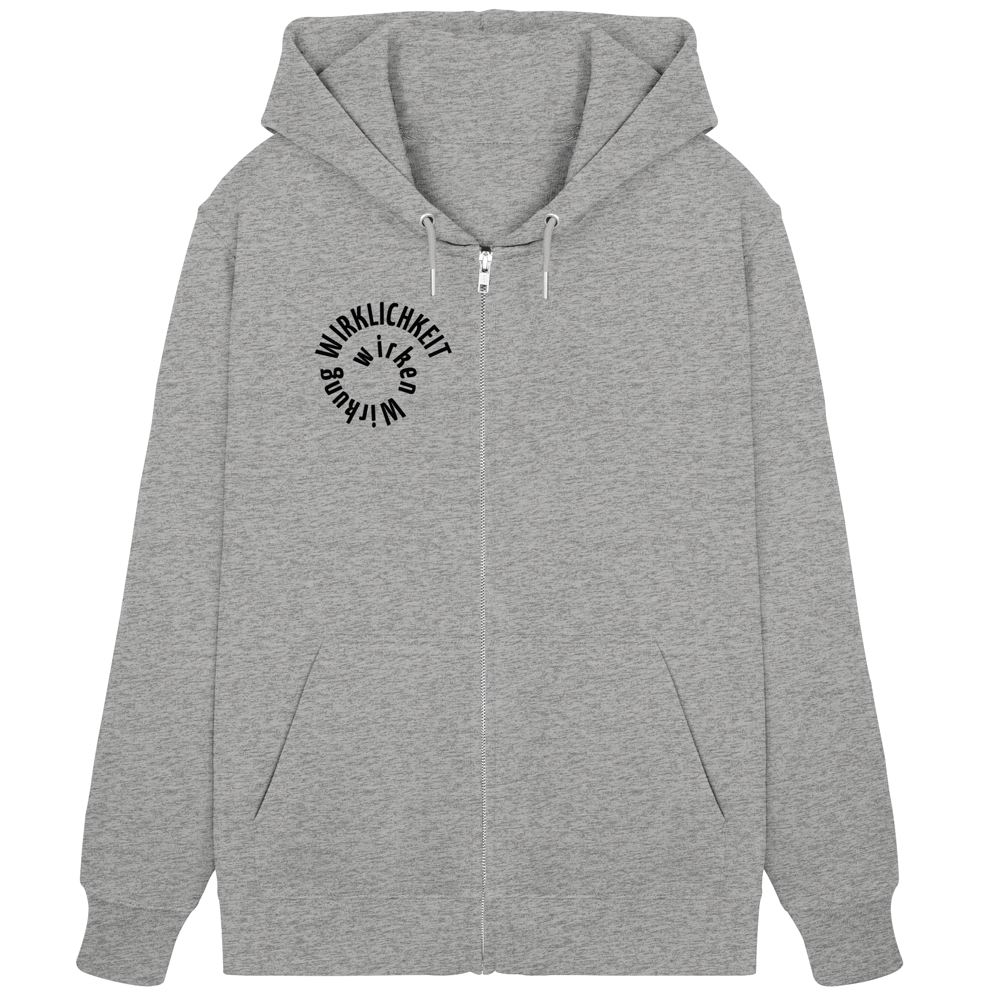 BLACK FRONT - Zipper