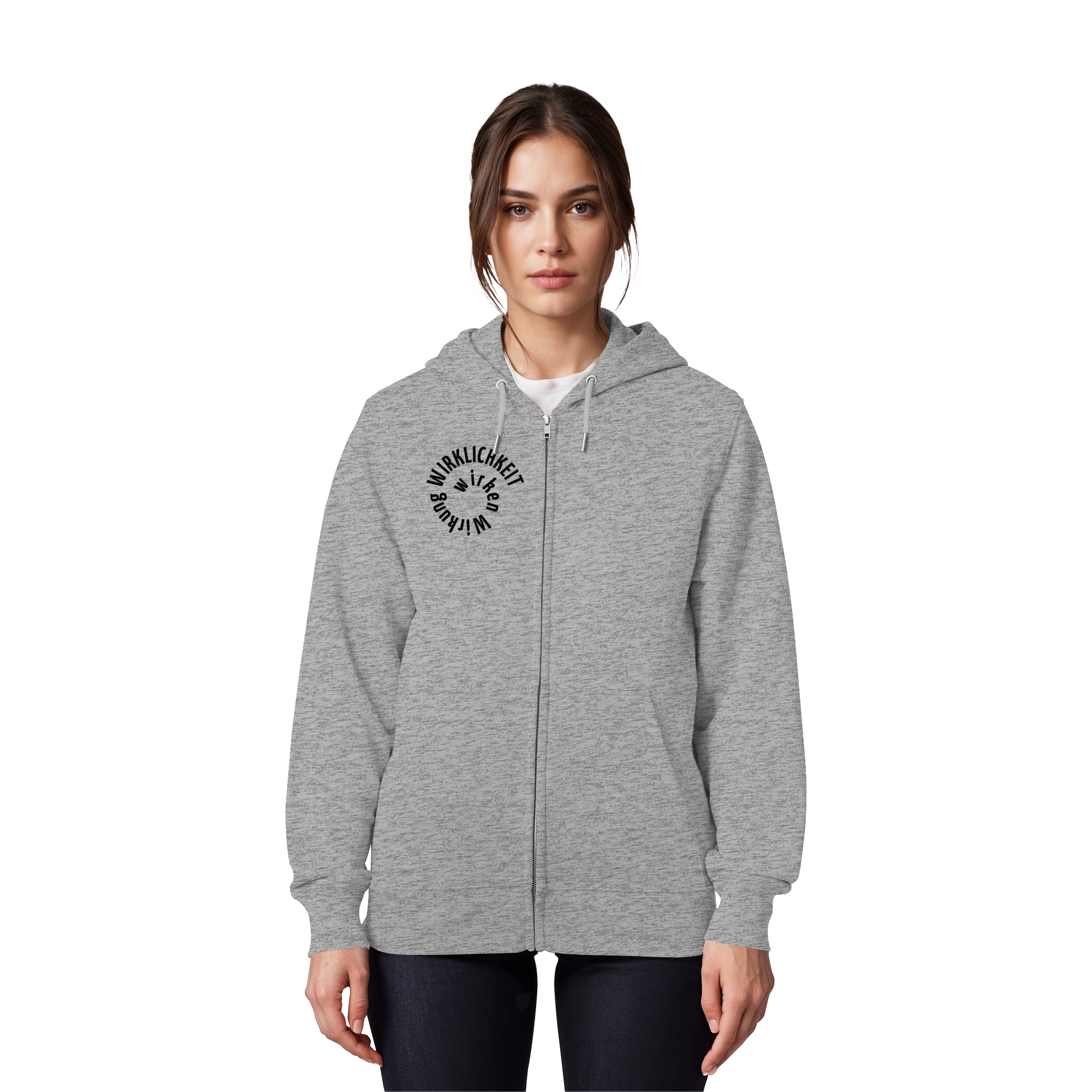 BLACK FRONT - Zipper