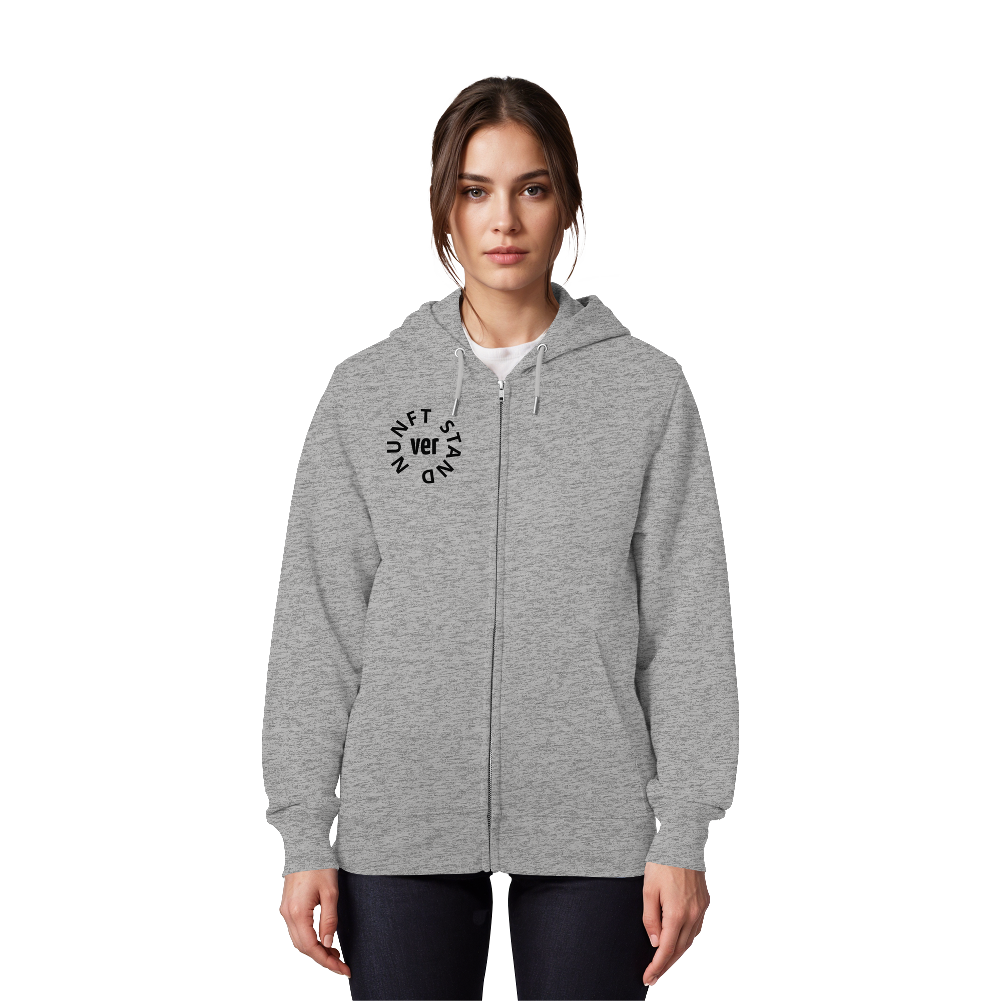 BLACK FRONT (K4) - Organic Zipper