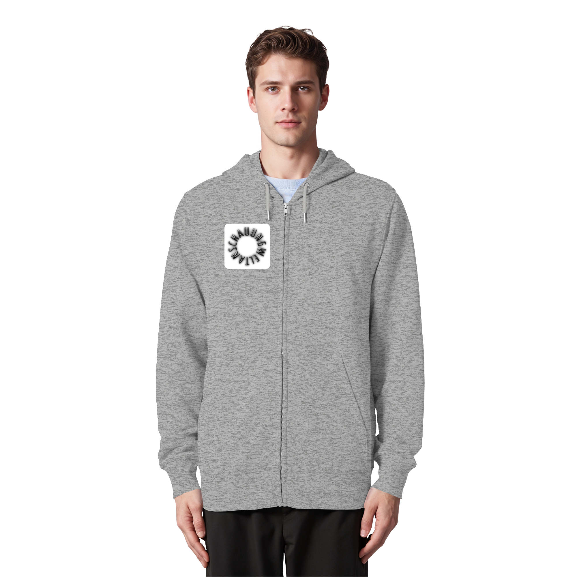 BLACK FRONT (K5) - Organic Zipper