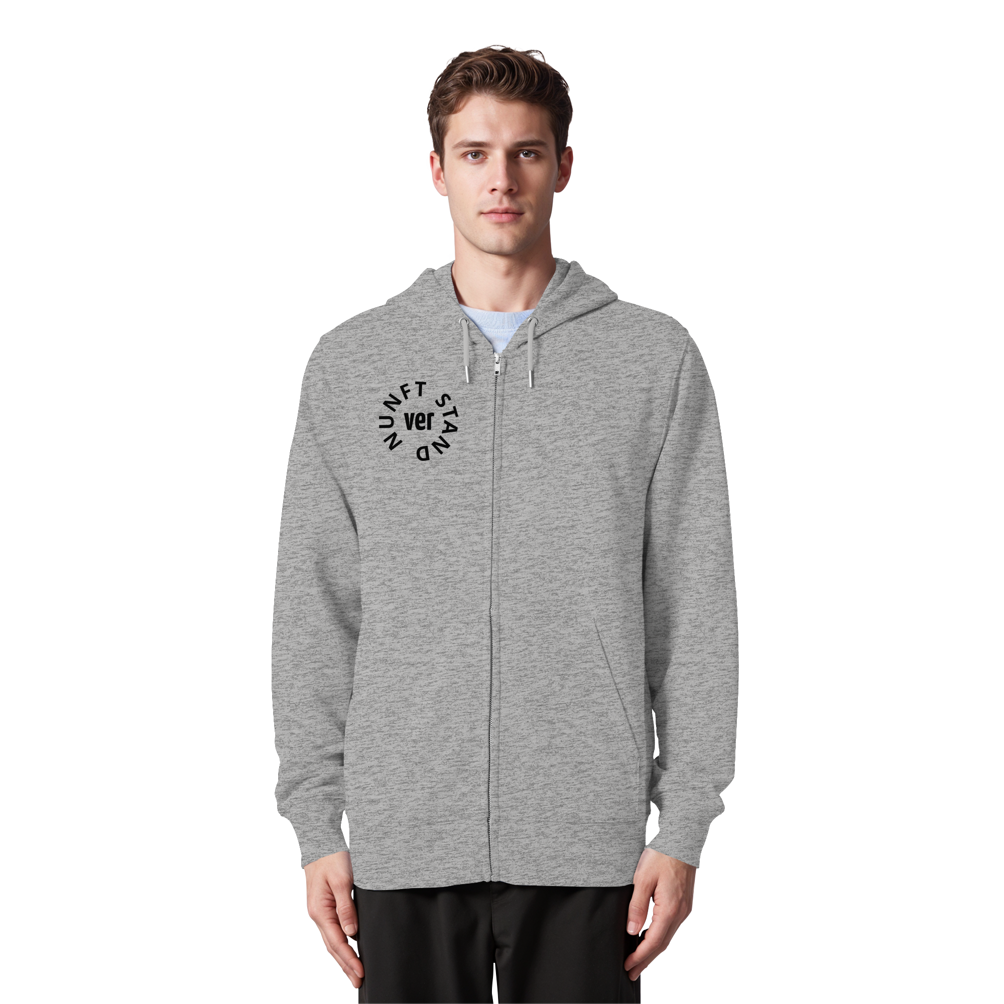 BLACK FRONT (K4) - Organic Zipper