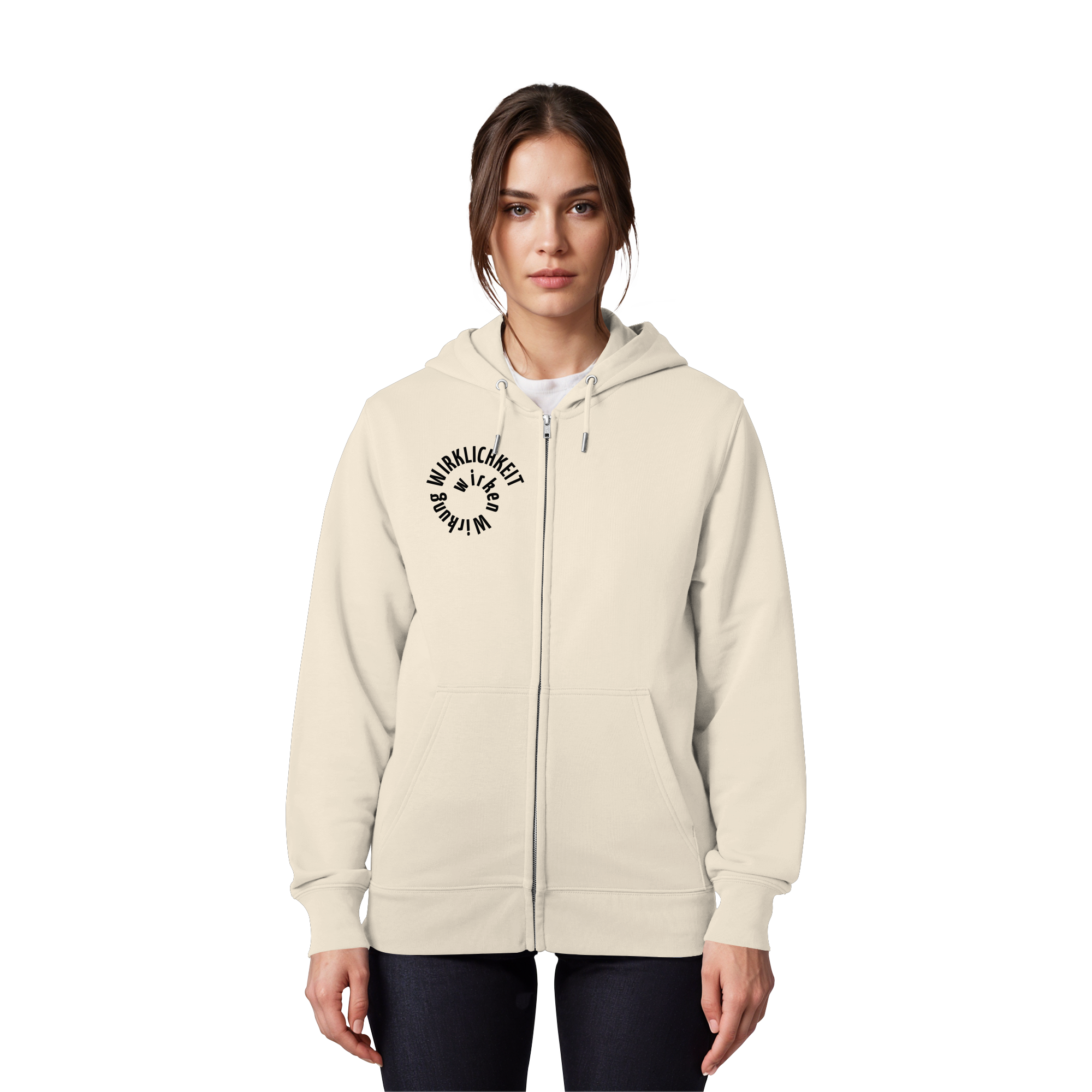 BLACK FRONT - Zipper