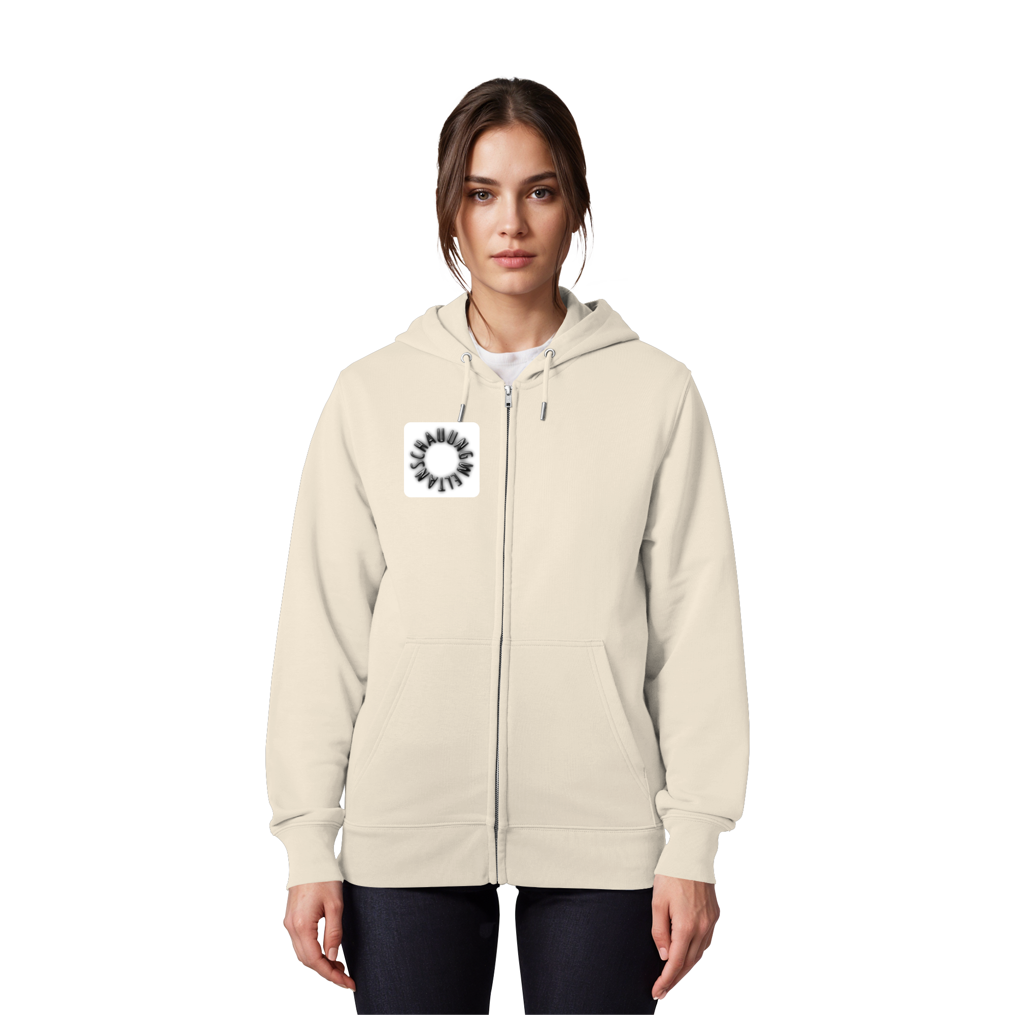 BLACK FRONT (K5) - Organic Zipper