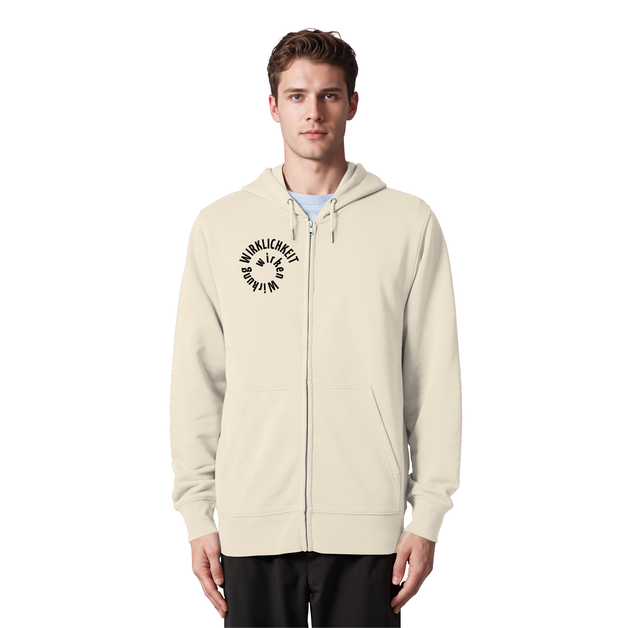 BLACK FRONT - Zipper