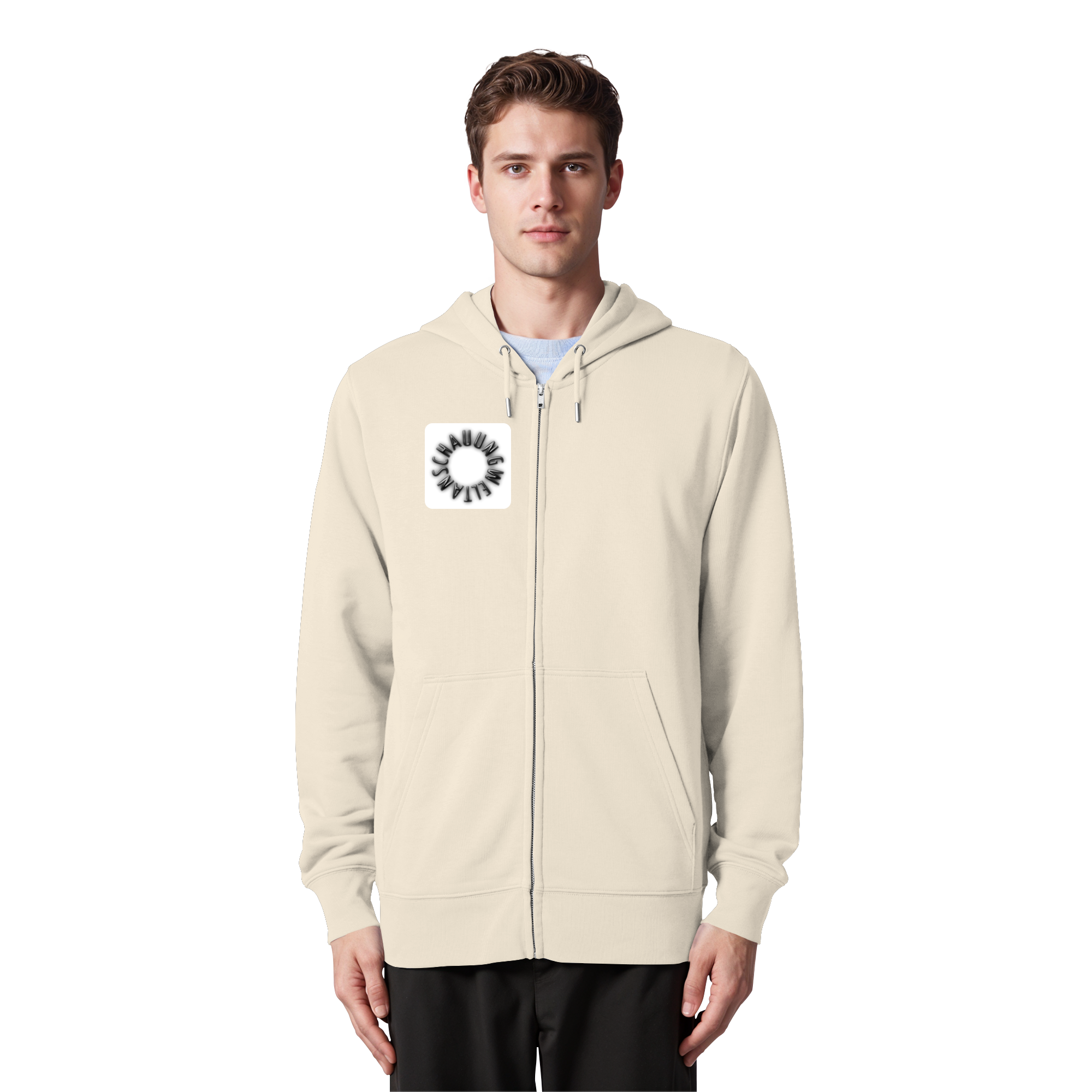 BLACK FRONT (K5) - Organic Zipper