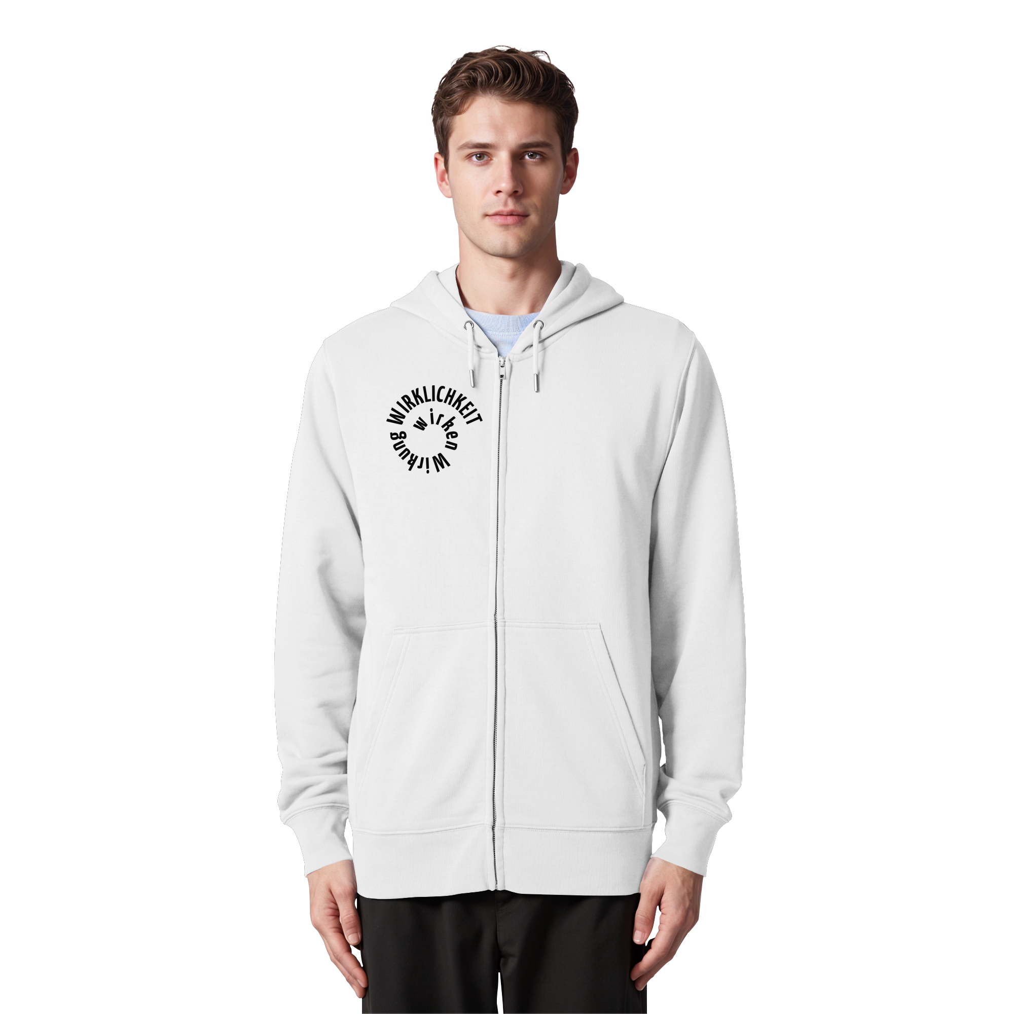 BLACK FRONT - Zipper