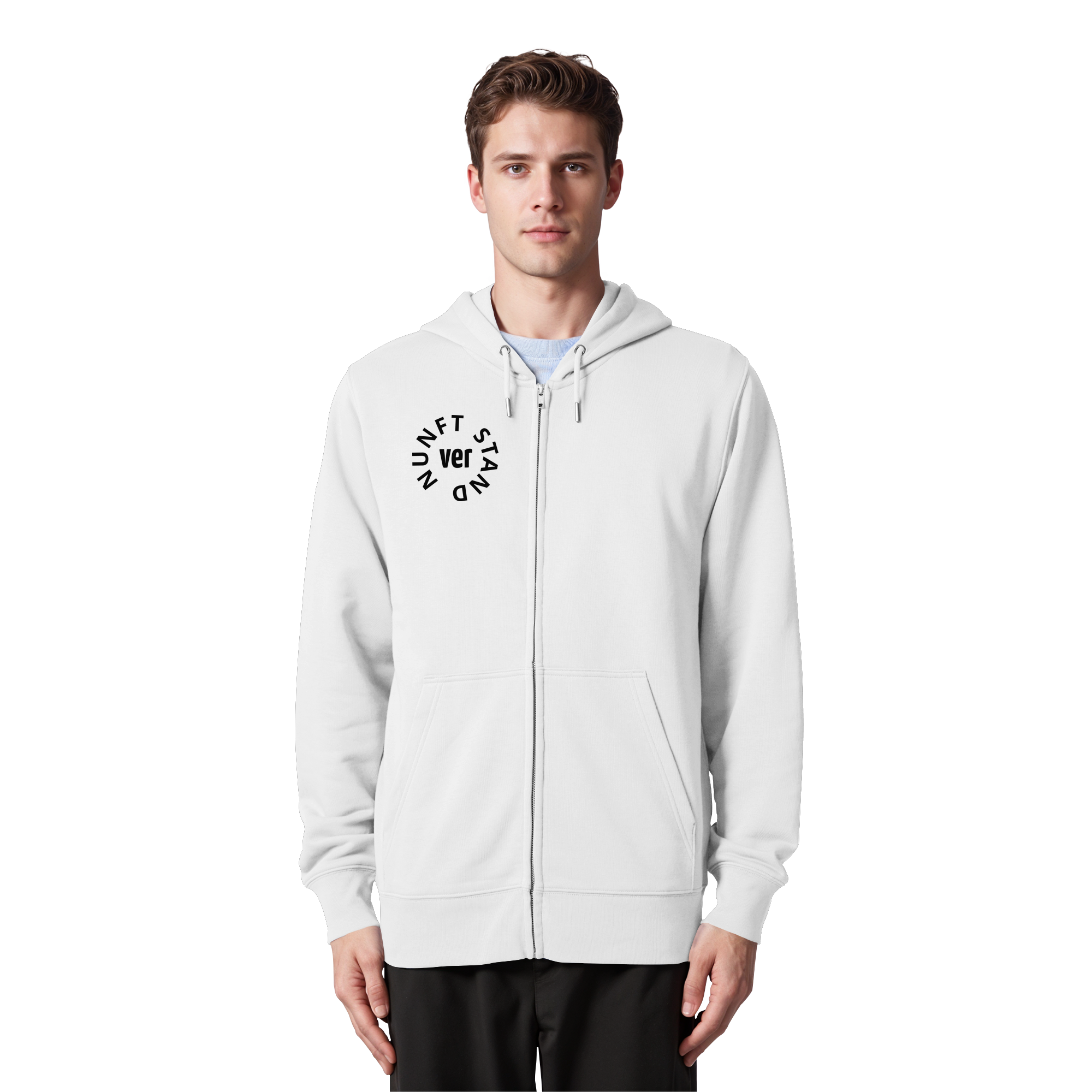 BLACK FRONT (K4) - Organic Zipper