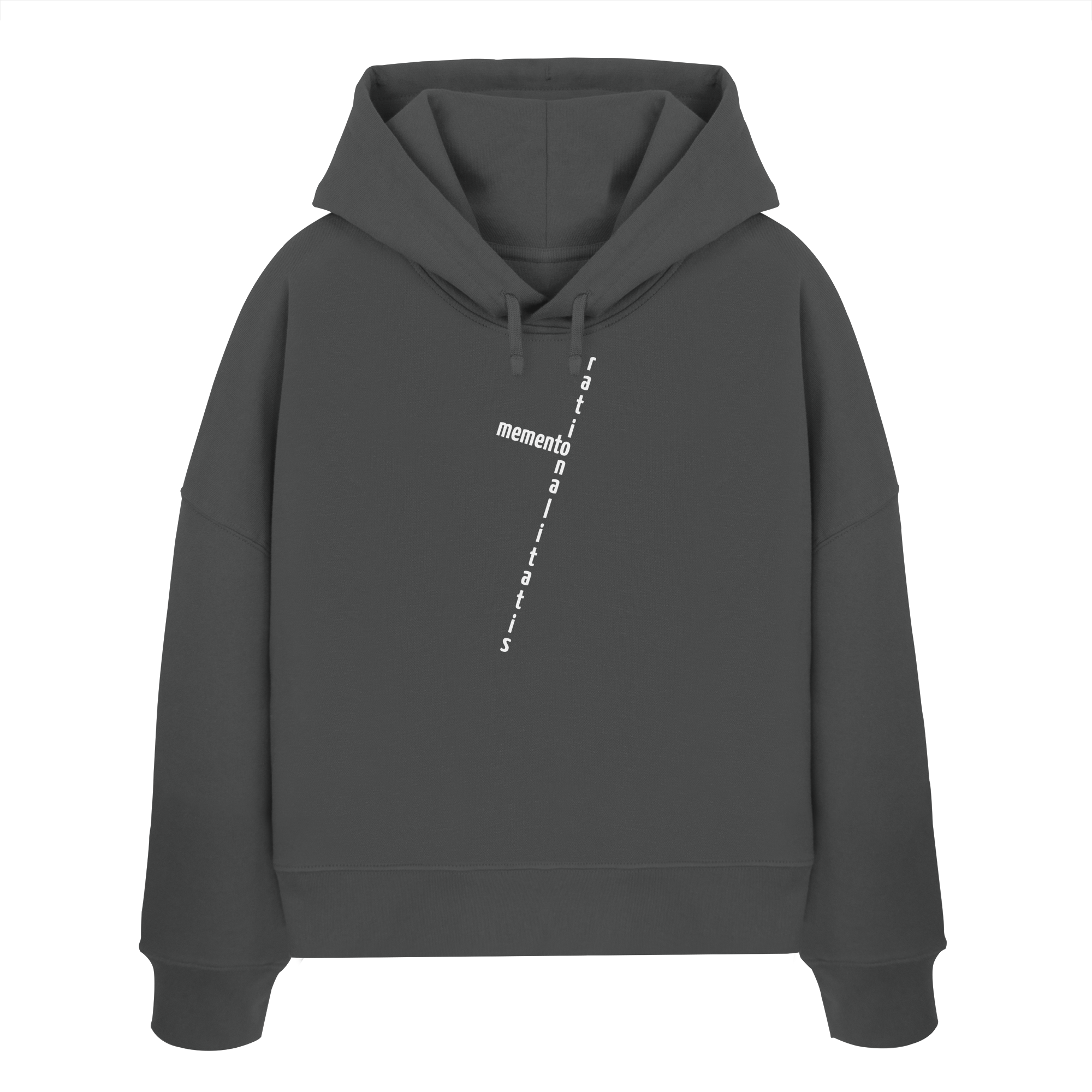 WHITE FRONT (K2) - Womens Organic Boxcut Hoodie