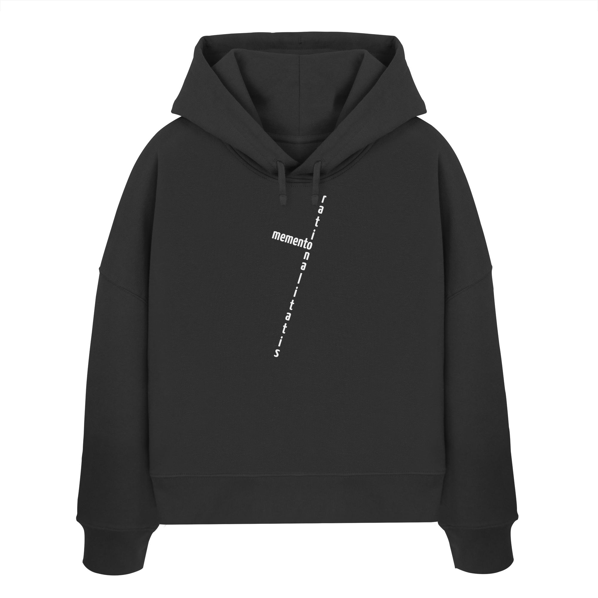 WHITE FRONT (K2) - Womens Organic Boxcut Hoodie