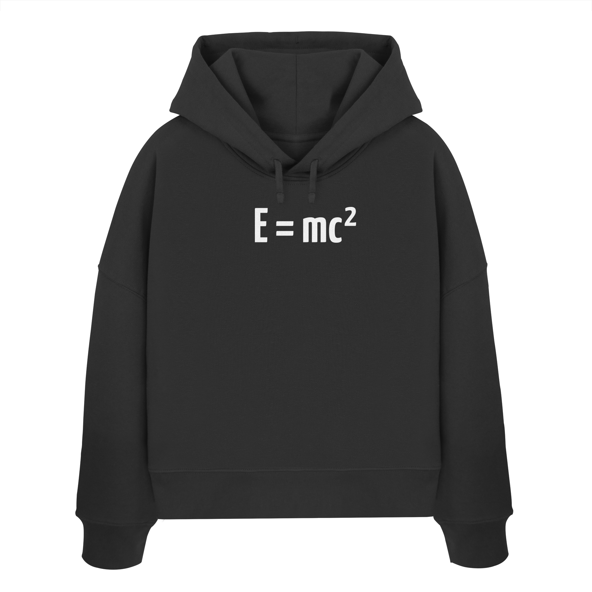 WHITE FRONT (K3) - Womens Organic Boxcut Hoodie