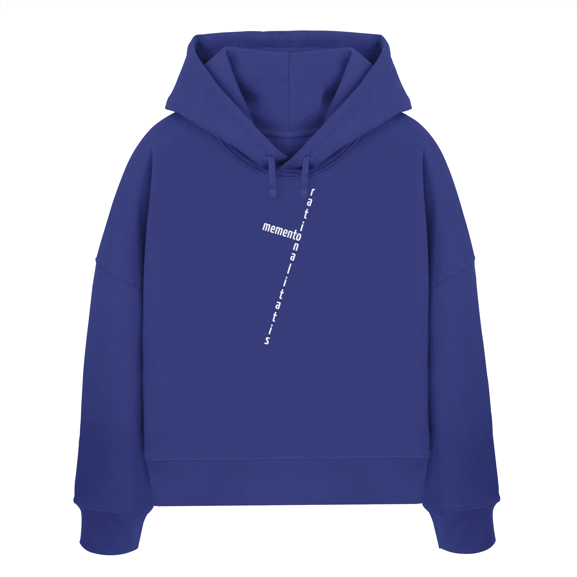 WHITE FRONT (K2) - Womens Organic Boxcut Hoodie