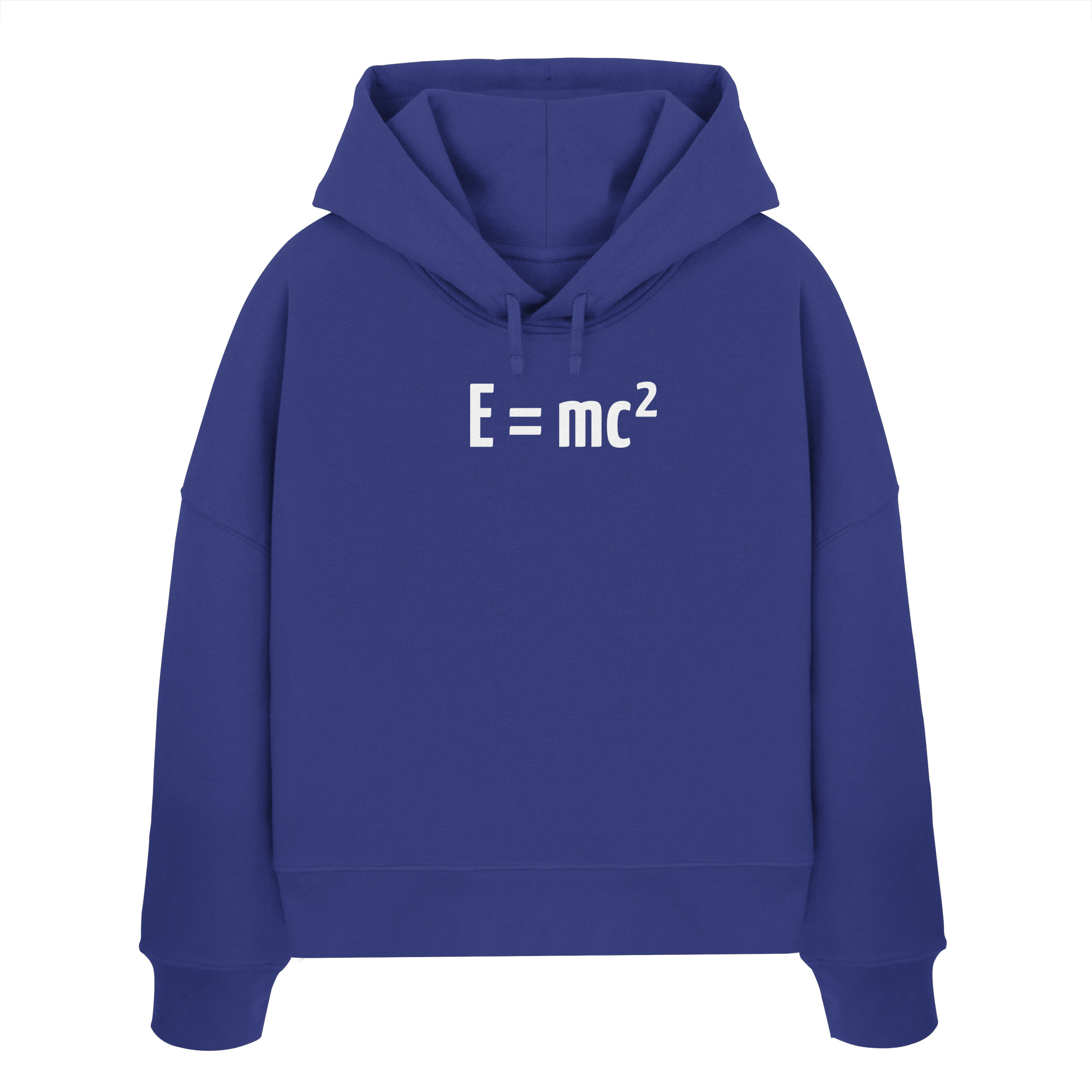 WHITE FRONT (K3) - Womens Organic Boxcut Hoodie